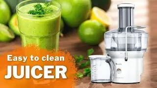 THE EASIEST TO CLEAN JUICER IN THE WORLD! - BREVILLE COMPACT JUICE FOUNTAIN