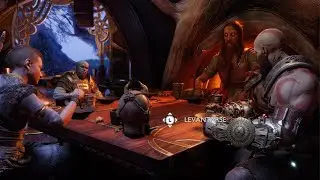Kratos and the bois eating some SAUSAGE