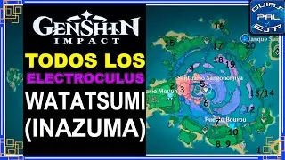 Todos los Electroculus Isla Watatsumi - Inazuma - Genshin Impact