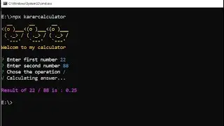 Calculator App | Concole App | Node.js | TypeScript