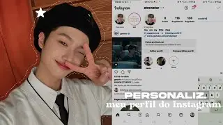 Personalizando meu perfil do Instagram
