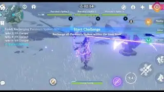 Genshin Impact - Shadow of the ancients events Challenge: Special Sampling Point, Dragonspine