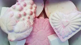 GIANT FLUFFY PINK GYM CHALK CRUMBLE-ASMR