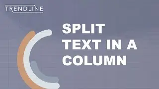 How to split a column in Excel (Text to Columns)