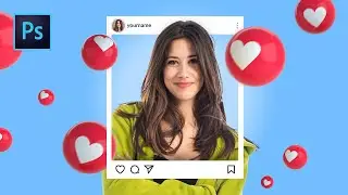 How To Design Instagram Post | Photoshop Tutorial