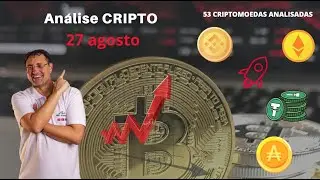 Fechamento cripto dia 27 agosto - Queda forte