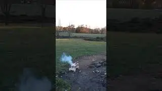First test fire of the new cannon  