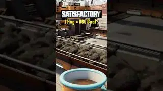 Bio-Coal is The Worst Alt-Recipe in Satisfactory, But it Does Have 1 Cool Use #shorts #satisfactory