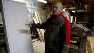 Установка навесов без вырезки и замка с ручкой