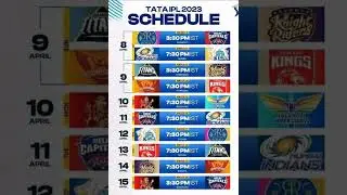Tata ipl 2023 schedule || schedule ipl || ipl schedule 2023 || ipl date and time 2023