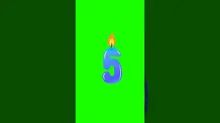 Count numbers from 1-10 Funny 3d effect text with sound | 8 #shorts #short #animation #greenscreen