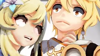 Lumine f**king loves Aether || Genshin MMD