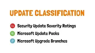 Classification of Microsoft updates