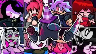 PRETENDER but Every Turn a Different Character Sings 🎤 ( FNF PRETENDER ) 💜