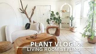 Spend The Day With Me | Living Room Styling + Plant Vlog