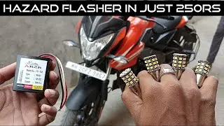 Hazard Flasher for Any bike #ns125bs6 #pratik1215 #bajajpulsar