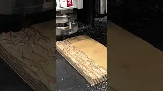 Testing techniques to add #volume and #texture to #wood panels