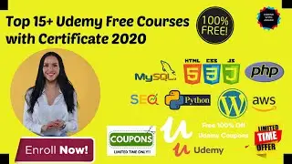 Top 15+ Udemy Free Courses with Certificate 2020|HTML|CSS|JAVA|WORDPRESS|MYSQL|PHP|PYTHON|KOTLIN|