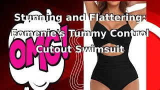 Stunning and Flattering: Eomenie's Tummy Control Cutout Swimsuit
