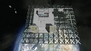 Space Engineers | Multi bot Repairs (plus a patrolling defender)