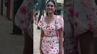 Sana Makbul Seen at T-Series Office After a Meeting  | Filmy Focus Bollywood