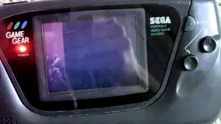 Flat Screen Sega Game Gear Repaired