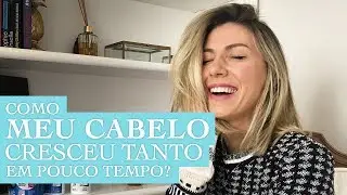 Como meu cabelo cresceu tão rápido com SOS Bomba da Salon Line