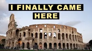 I FINALLY MADE IT!  - Rome, Italy Travel Vlog