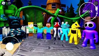Playing as Everyone from MINECRAFT Vs ALL RAINBOW FRIENDS 2 