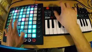 Launchpad pro bass and drum no overdubs