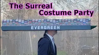 Making a Shipping Container Ship Costume for the Surreal New Year Costume Party