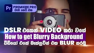 How to get Blurry Background in Premiere Pro CC (Fast Tutorial) | Sinhala | Easy Way