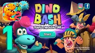 Dino Bash 2: Gameplay Walkthrough Part 1 - Turorial! (iOS, Android)