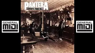 Pantera - Cowboys From Hell MIDI (Full Album) ♫ DOOM