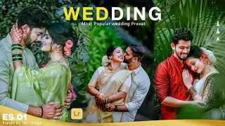 Most popular wedding photos editing Preset • ES-01 | wedding presets for lightroom mobile -free
