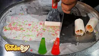 Thailand Ice Cream Rolls Master | Ice Cream Decoration