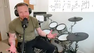 Cool Drum Fill Using The Single Stroke Four - One Minute Drum Lesson