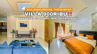 Villa 900Ribu di Puncak | Kapasitas 15 Orang + Mini Private Pool ‼️