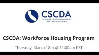 CSCDA's Workforce Housing Program