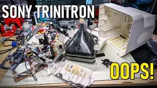 I failed badly fixing this little Sony TV (KV-9PT50)