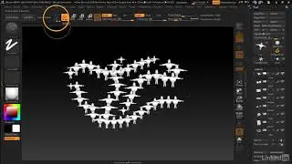 085 When ZBrush stamps out copies of your model