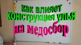 Как влияет конструкция улья на медосбор