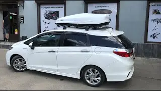 Автобокс LUX Irbis White на автомобиле Honda Shuttle