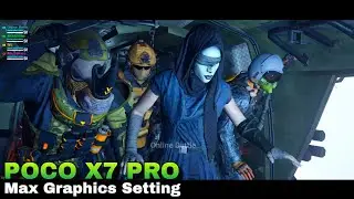 Max graphics settings warzone mobile || Warzone mobile poco x7 pro || Warzone mobile optimization