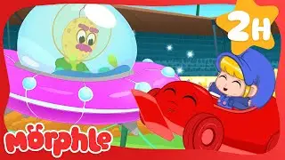 Racecar Alien Race 🛸 | Morphle To The Rescue | Moonbug Kids After School