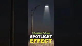 Spotlight Effect | Easy Photoshop Tutorial #photoshop #shorts  #tutorial