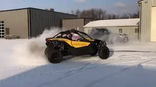 Snow + Can-Am Maverick X3 = Fun At Brooks PowerSports