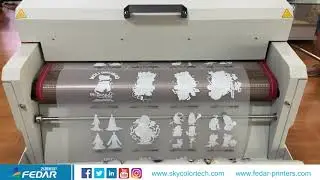 Fedar Print to Film Printer(DTF) with 4 Heads in Production Line