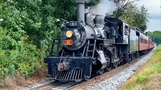 BEAUTIFUL Locomotive No. 89 - Strasburg STEAM!