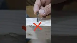 How to Fix Wood Screw Hole too Large 